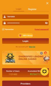 🔆 Step 3: Fill in the login information