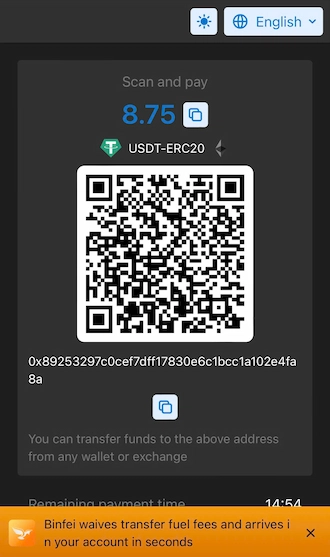 🔆 Step 3: You can choose to deposit via QR.